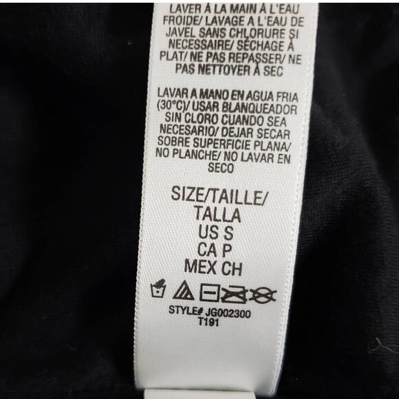 Juicy Couture Blazer Jacket Size S Bubble Ruffle Hem Military Epaulets Black - Picture 14 of 14